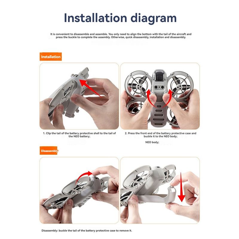 Drone Gimbal For Gopro - DJI NEO Drone için B92B Pil