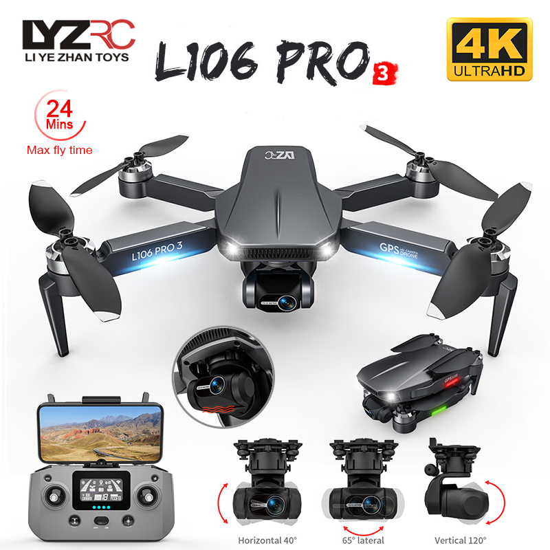 L106 Pro 3 Drone 5G WIFI FPV K - Drone Gimbal 3 Axis incelemesi ve fiyatı