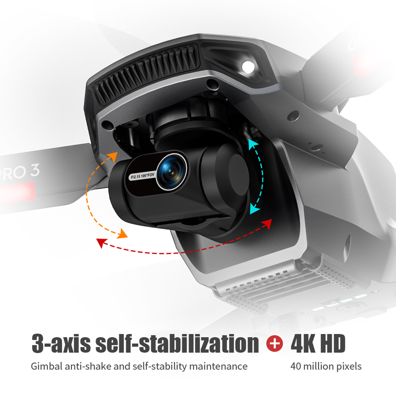 L106 Pro 3 Drone 5G WIFI FPV K - Drone Gimbal 3 Axis incelemesi ve fiyatı