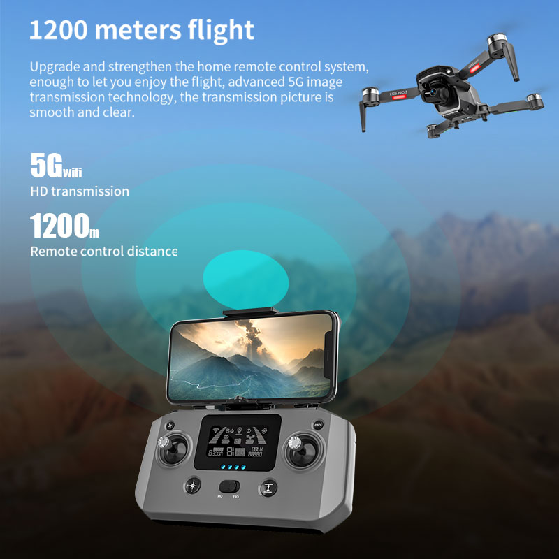 L106 Pro 3 Drone 5G WIFI FPV K - Drone Gimbal 3 Axis incelemesi ve fiyatı
