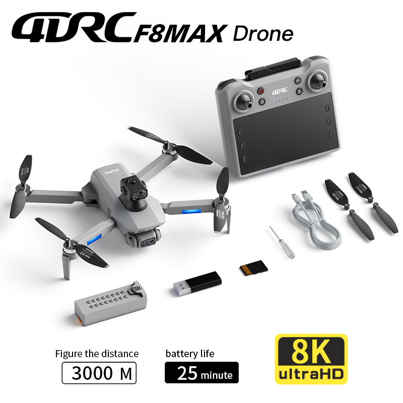 F8 MAX GPS Drone Profesyonel 8 - Drone Gimbal Brushless incelemesi ve fiyatı